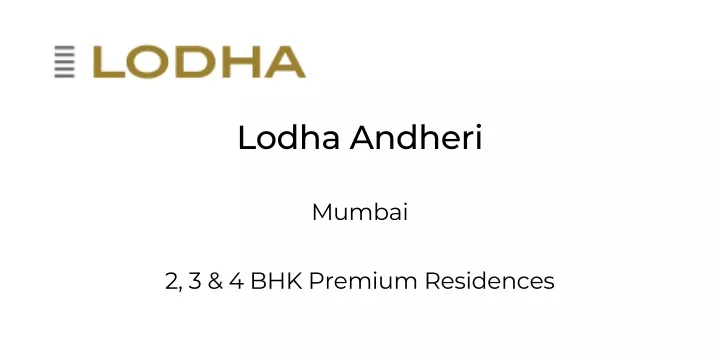 lodha andheri