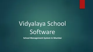 vidyalaya school software