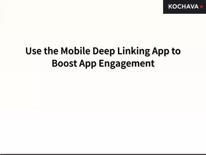 use the mobile deep linking app to boost