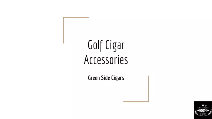 golf cigar accessories