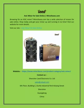 asic miner for sale online minerbases com