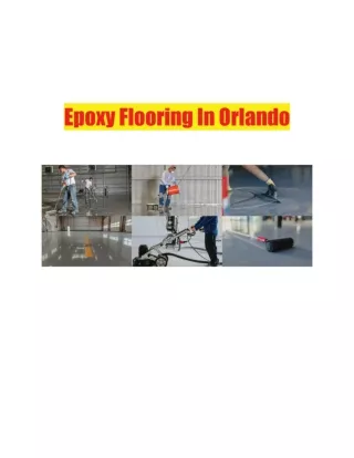 Epoxy Flooring In Orlando