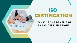 Benefits of ISO Certification