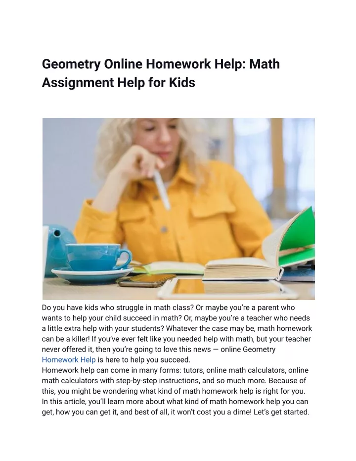 geometry homework help from math.com