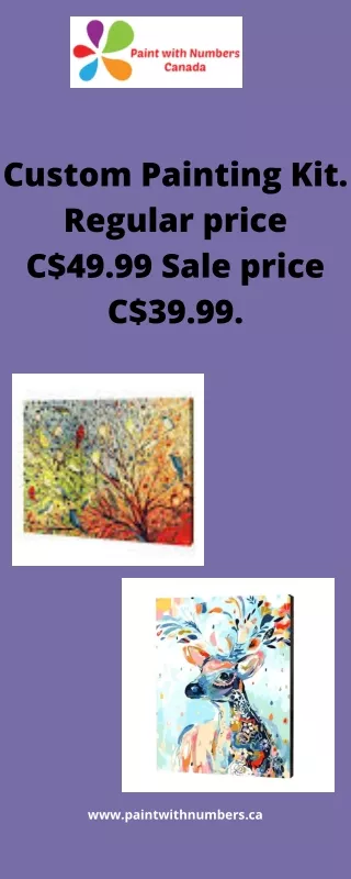 Paint by Numbers Canada - sale Online