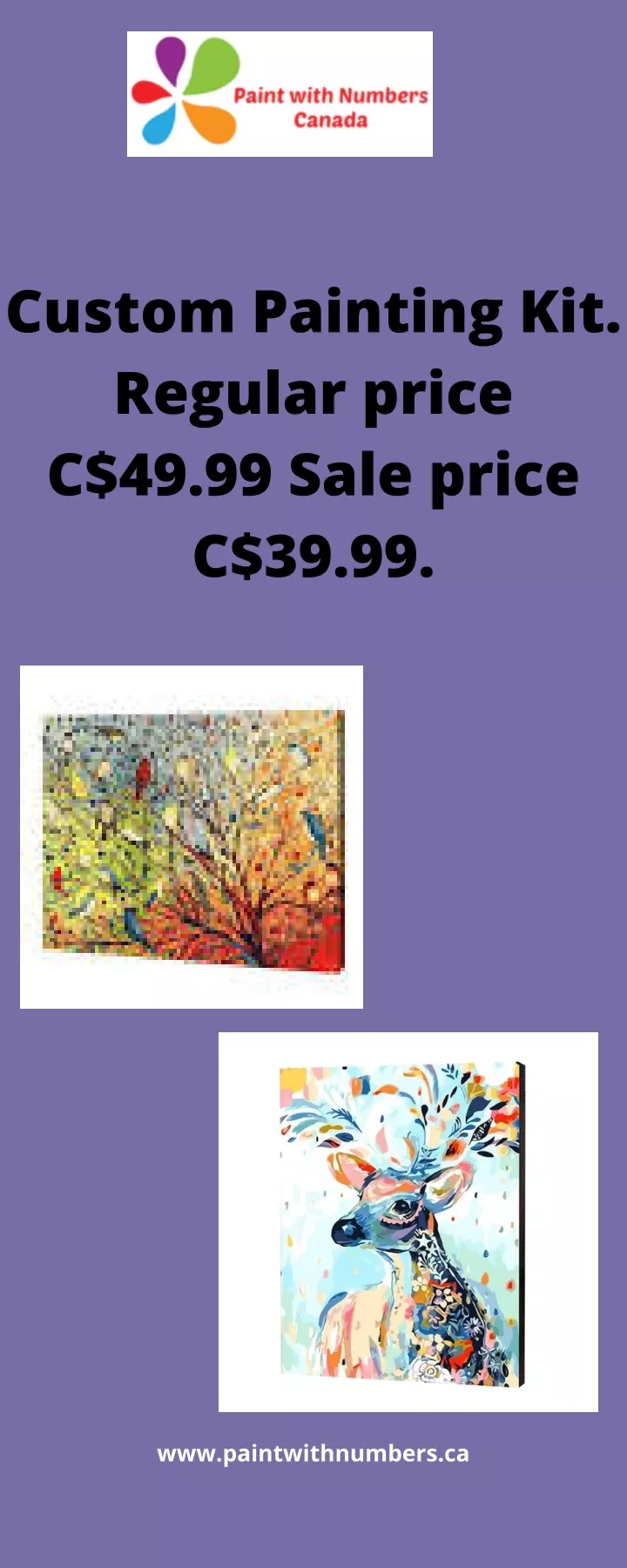 custom painting kit regular price c 49 99 sale