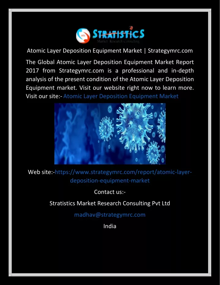 atomic layer deposition equipment market