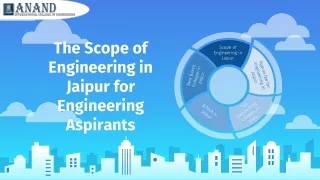 Scope of Engineering in Jaipur for Engineering Aspirants