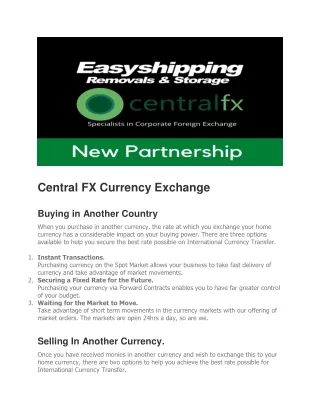 central fx currency exchange