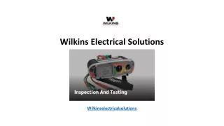 wilkins electrical solutions wilkinselectricalsolutions