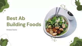 Best Ab Building Foods