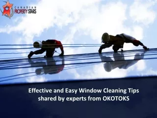 Effective and Easy Window Cleaning Tips shared by experts from OKOTOKS