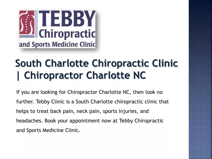 south charlotte chiropractic clinic chiropractor charlotte nc