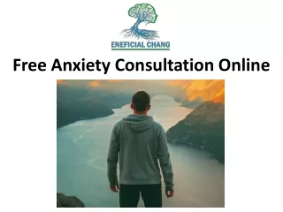 Free Anxiety Consultation Online