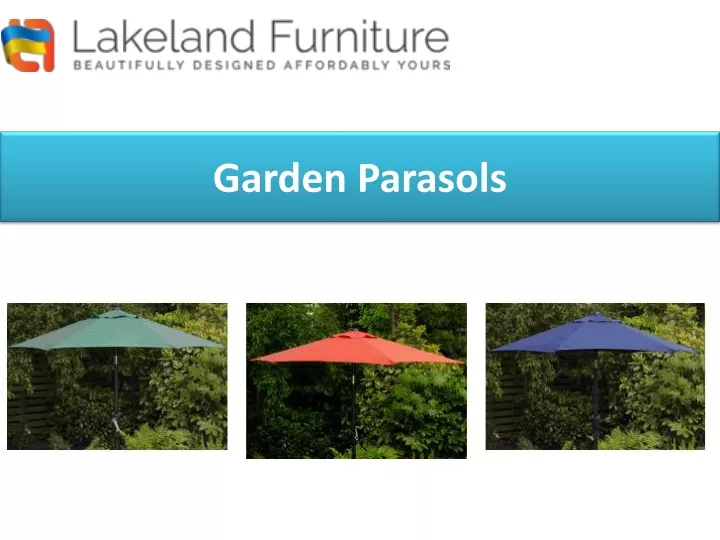 garden parasols