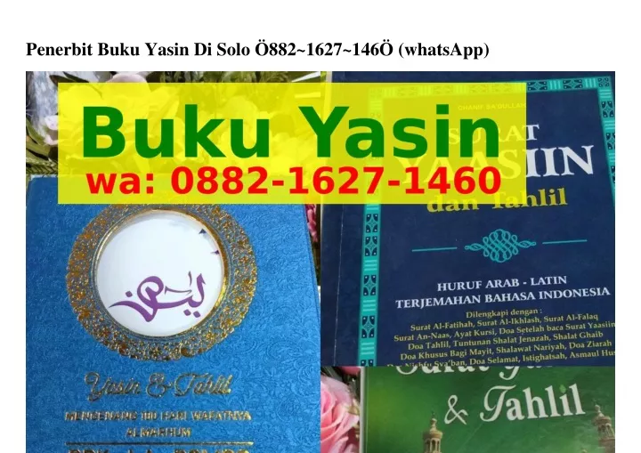 penerbit buku yasin di solo 882 1627 146 whatsapp