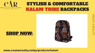 Kalam Tribe Backpacks | Create A Reality