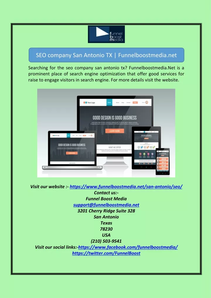 seo company san antonio tx funnelboostmedia net