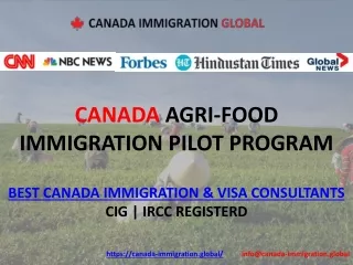 Agri-Food Immigration Pilot | Canada Immigration Global