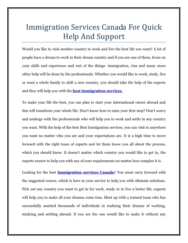 ppt-immigration-services-canada-for-quick-help-and-support-powerpoint