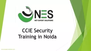CCIE Security Training in Noida pdf