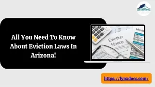 Need To Know About Eviction Laws In Arizona!