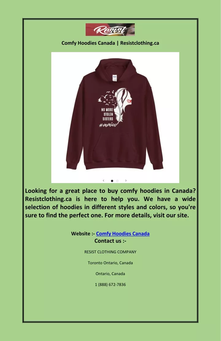 comfy hoodies canada resistclothing ca