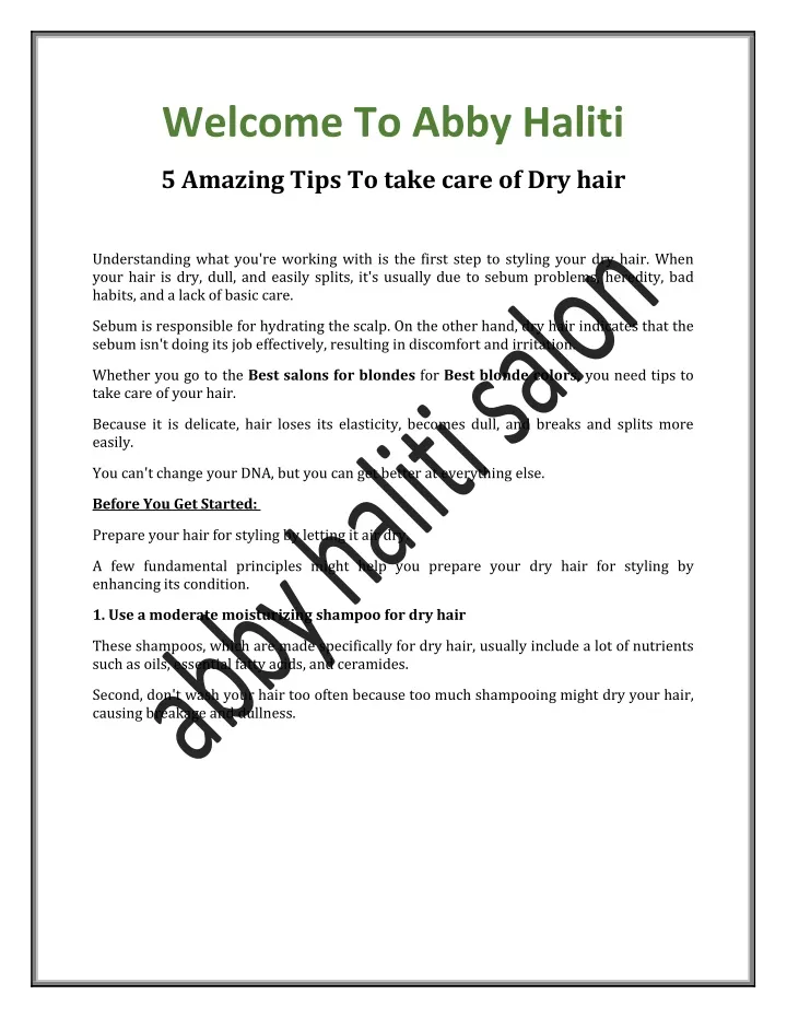 welcome to abby haliti