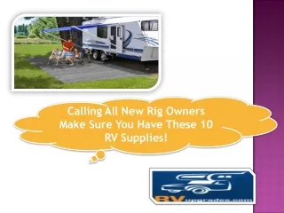 Calling All New Rig Owners: Make Sure You Have These 10 RV Supplies!