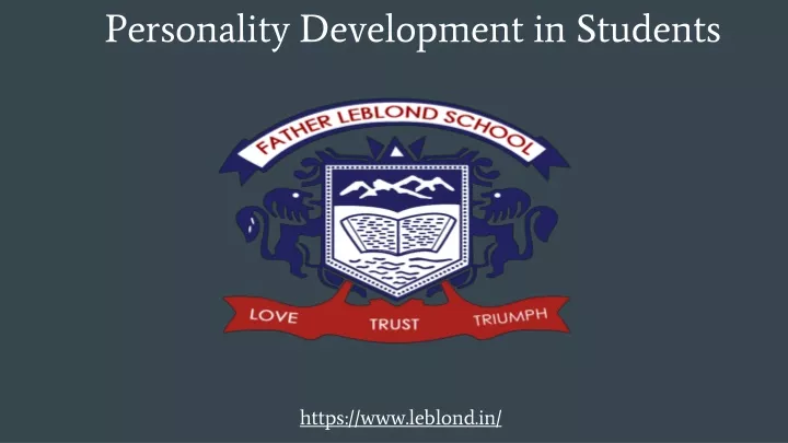 personality development in students