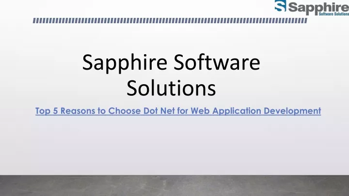 sapphire software solutions