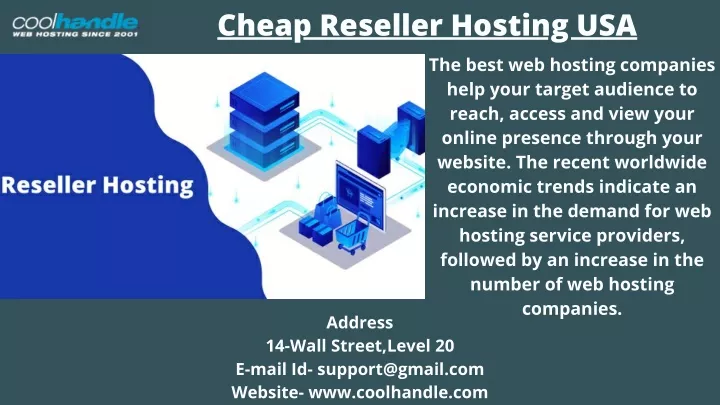 cheap reseller hosting usa