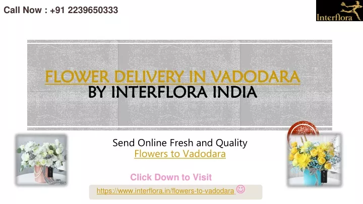 flower delivery in vadodara by interflora india