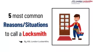 5 most common reasons situations to call