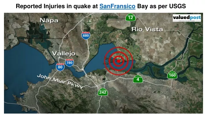 reported injuries in quake at sanfransico