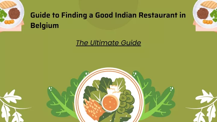 guide to finding a good indian restaurant