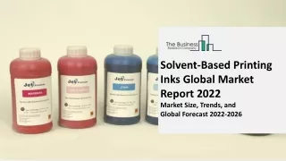 solvent based printing inks global market report