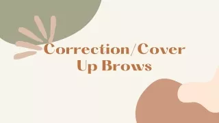 correction cover up brows