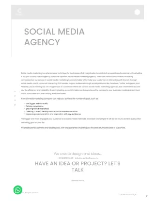 Social Media Marketing Company in Gandhinagar - Creativeline