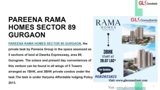 PAREENA RAMA HOMES SECTOR 89 GURGAON