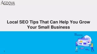 Local SEO Tips That Can Help You Grow Your Small Business