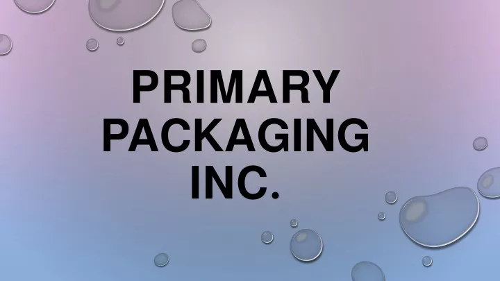 primary packaging inc