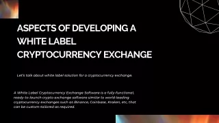 About White Label Crypto Exchange Software