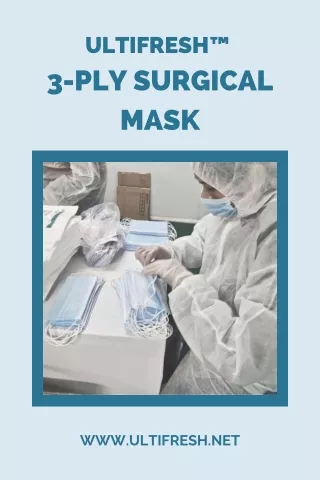 Ultifresh™  3-Ply Surgical Mask