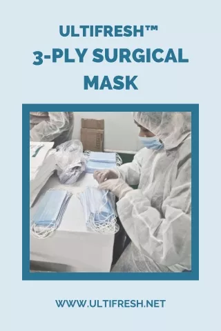 ultifresh 3 ply surgical mask