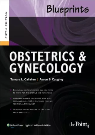 DOWNLOAD Blueprints Obstetrics  Gynecology