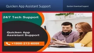 Quicken App Assistant Services 1800-213-6058 Quicken Download Support