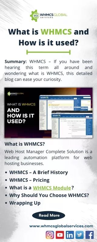 what is whmcs and how is it used