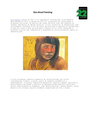 Elon Brasil Painting