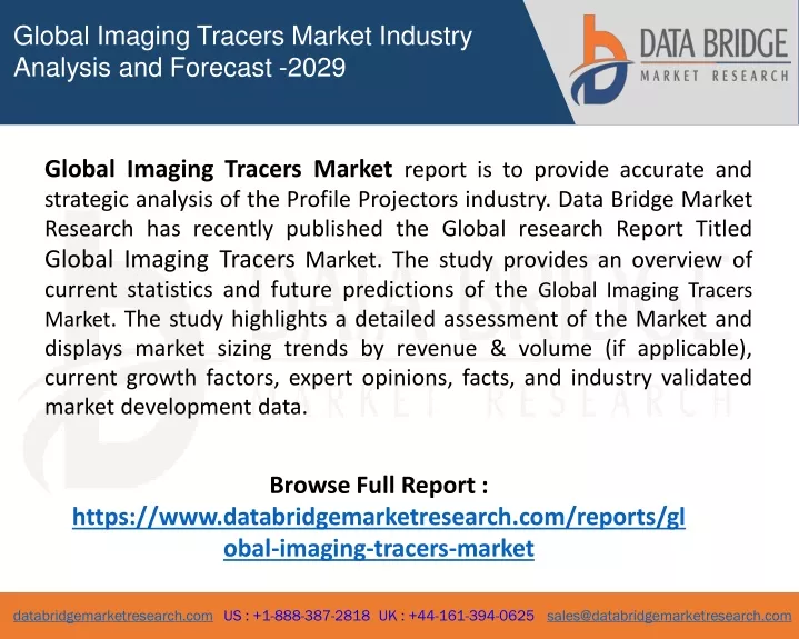 global imaging tracers market industry analysis